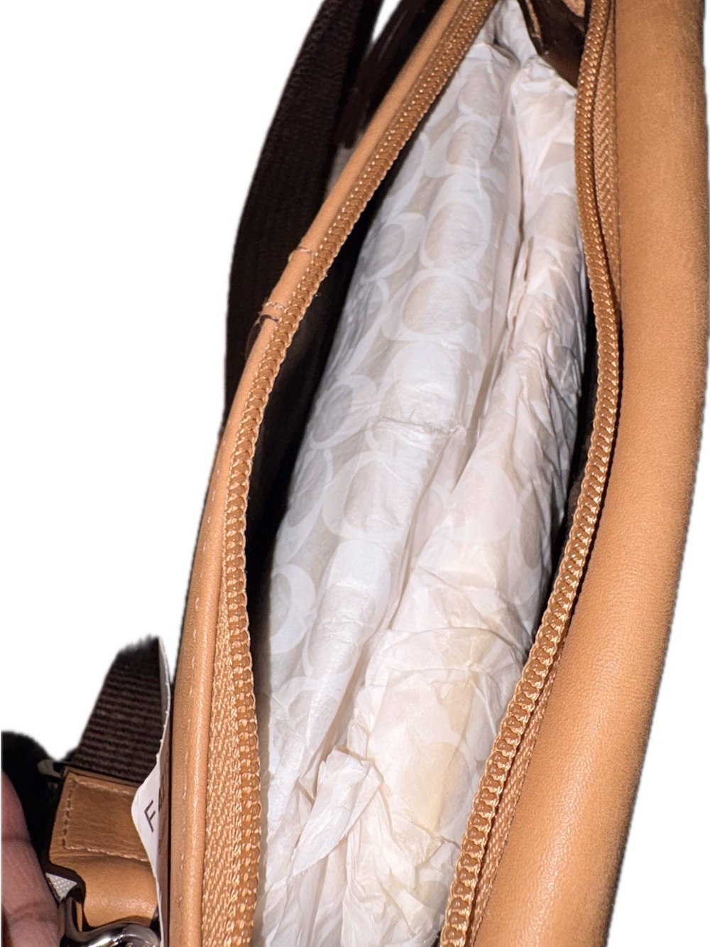 Coach SoHo Tan Leather Crossbody with Buckle Front BNWT - Picture 8 of 11